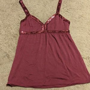 Sequin tank top from Express